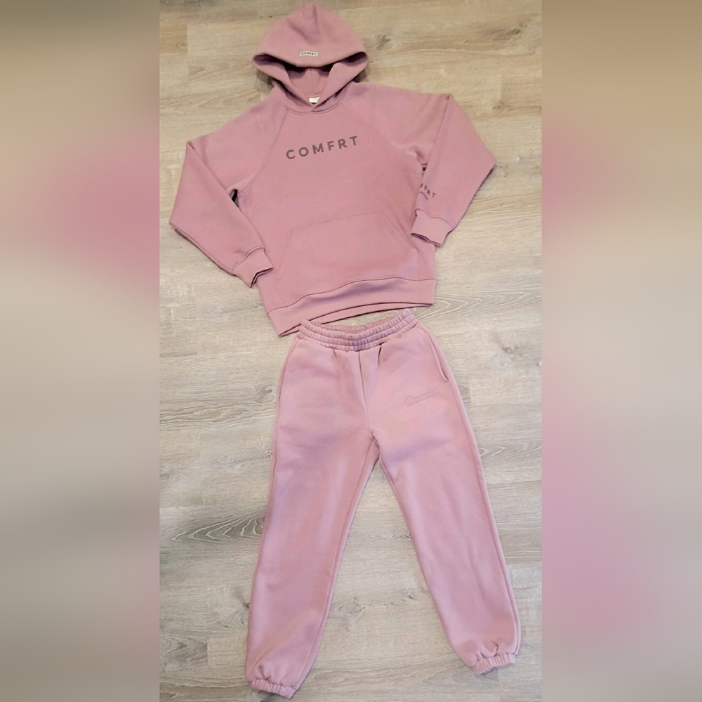 Comfrt Sweat Suit Set. Orchid. Size S.